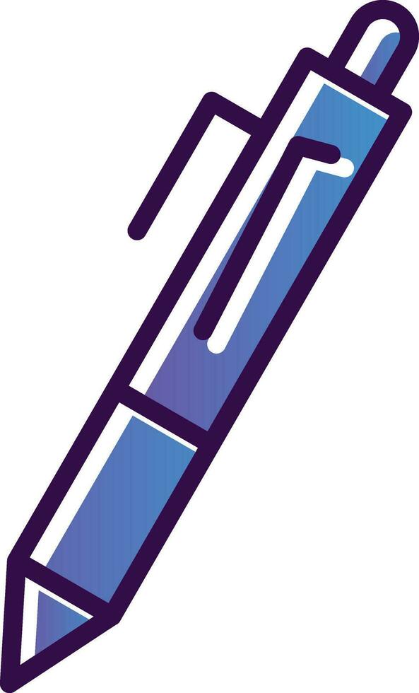 Fountain pen Vector Icon Design