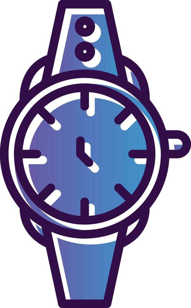 Hand watch Vector Icon Design