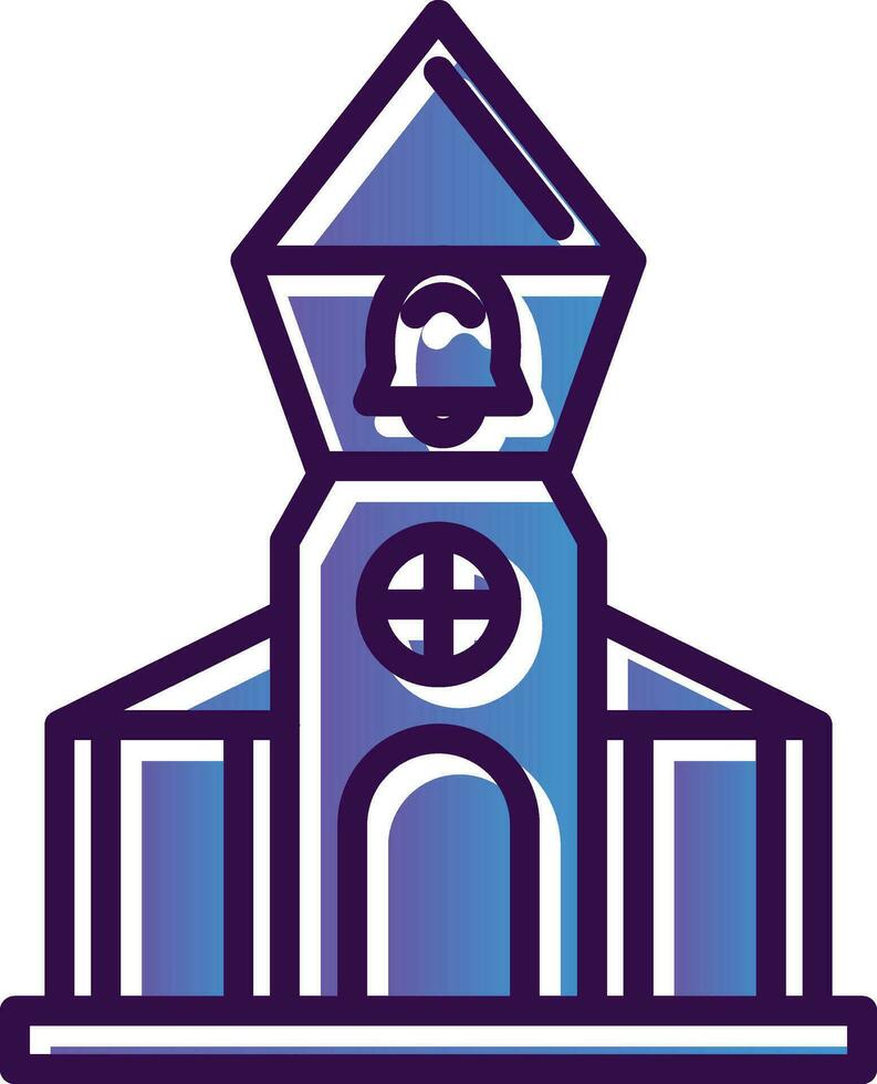 campanario vector icono diseño