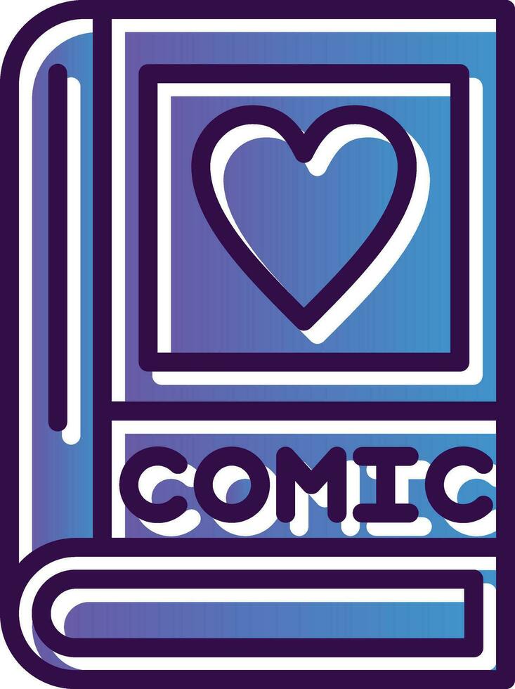 Comic book Vector Icon Design