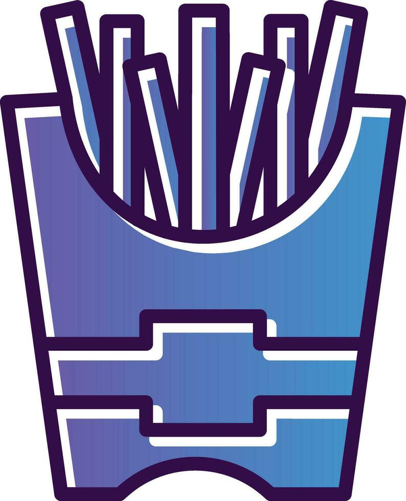 Frites Vector Icon Design