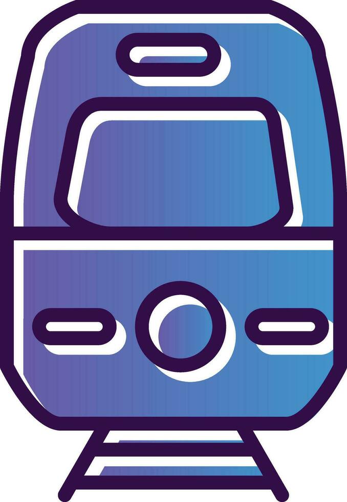 diseño de icono de vector de metro