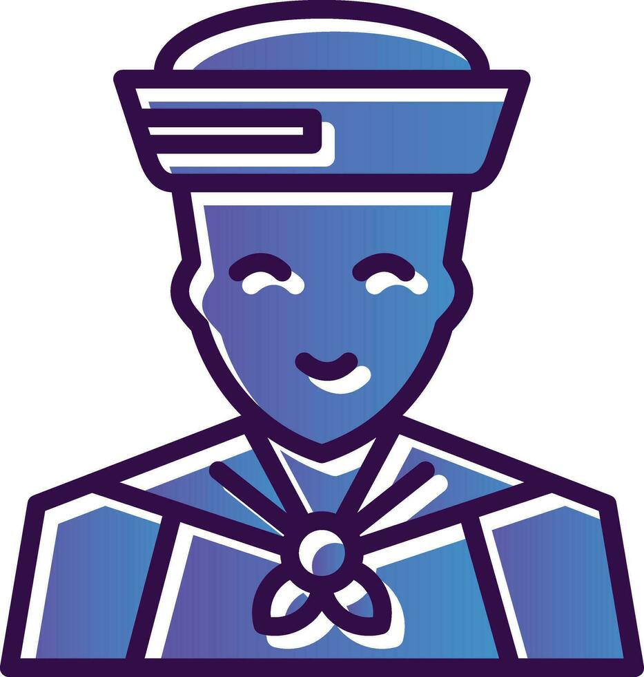 Sailor Vector Icon Design