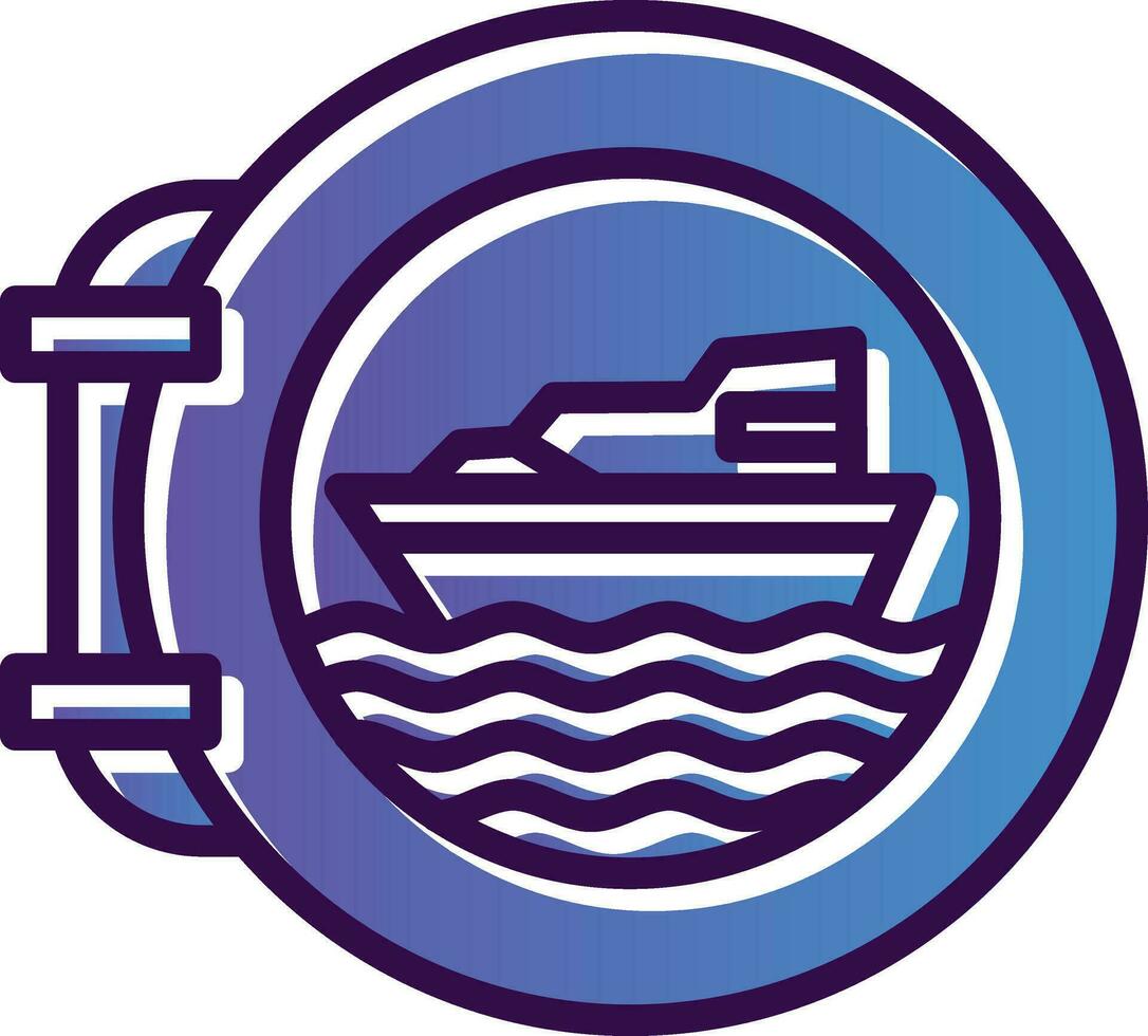 Porthole Vector Icon Design