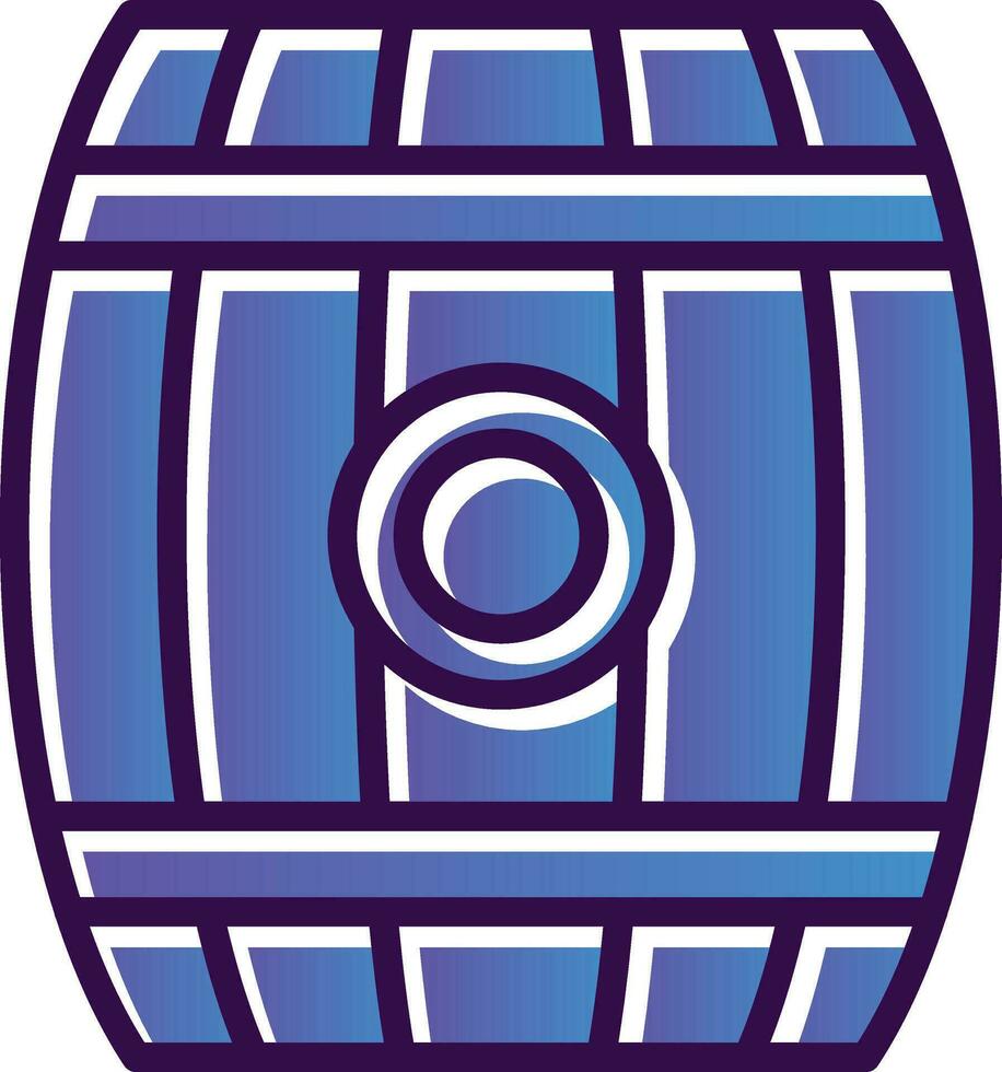 diseño de icono de vector de barril