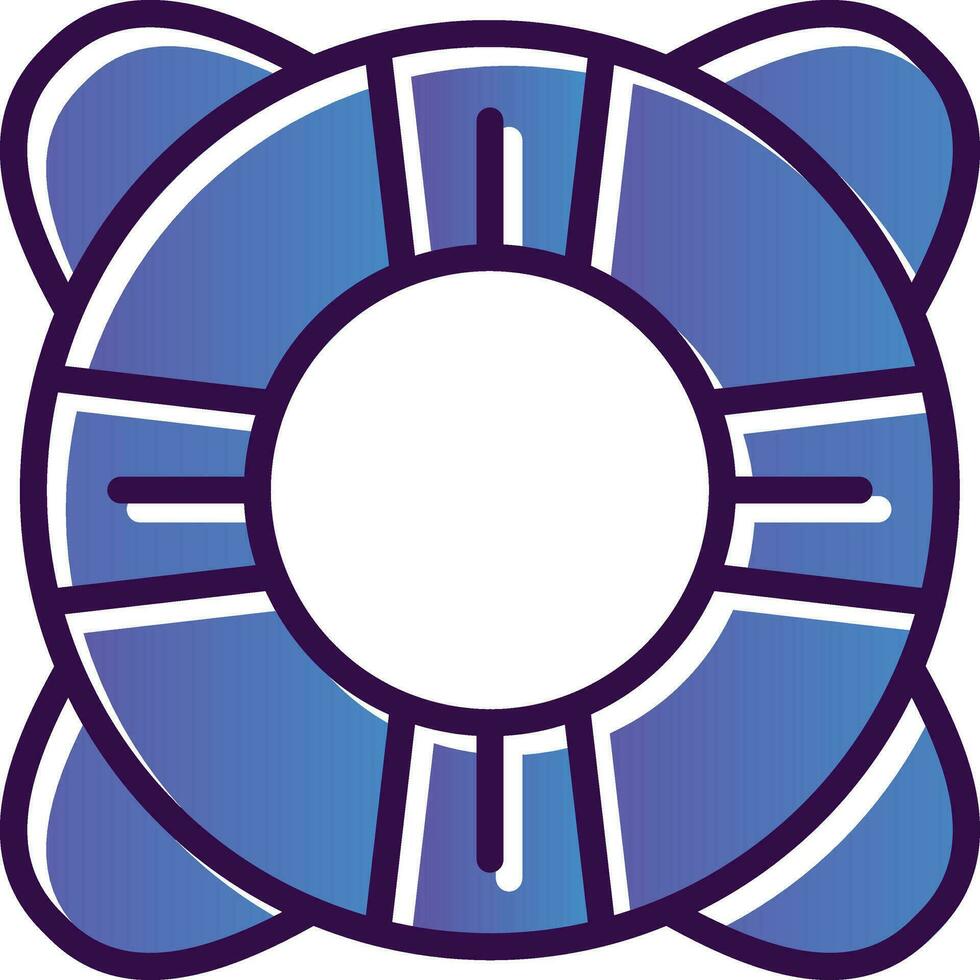 Lifebuoy Vector Icon Design