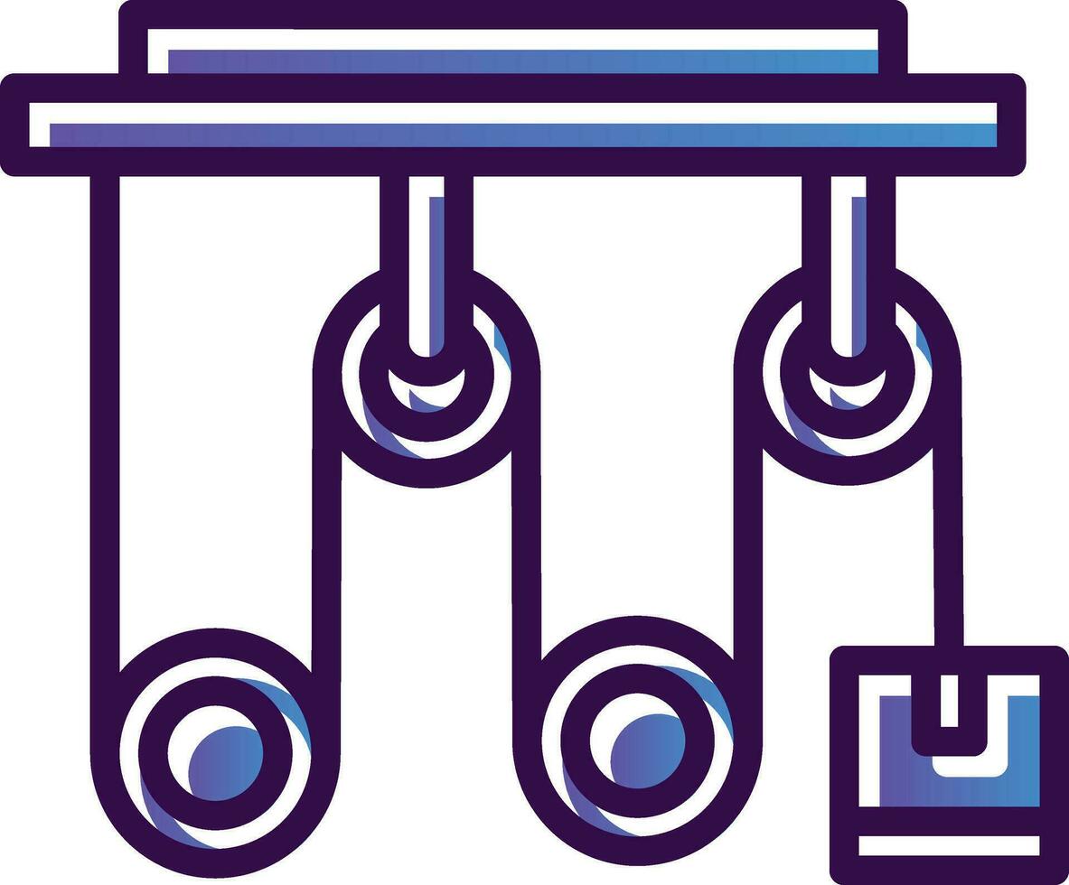 Pulley Vector Icon Design
