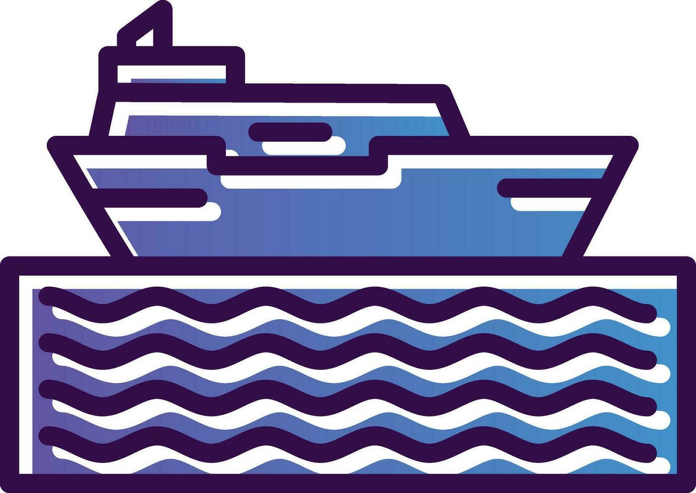 Cruise Vector Icon Design