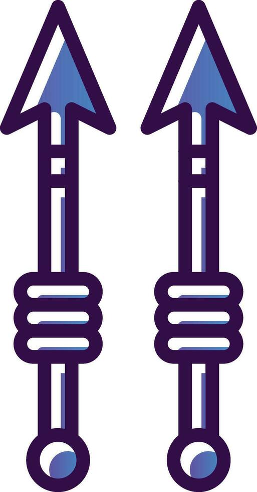 Harpoon Vector Icon Design