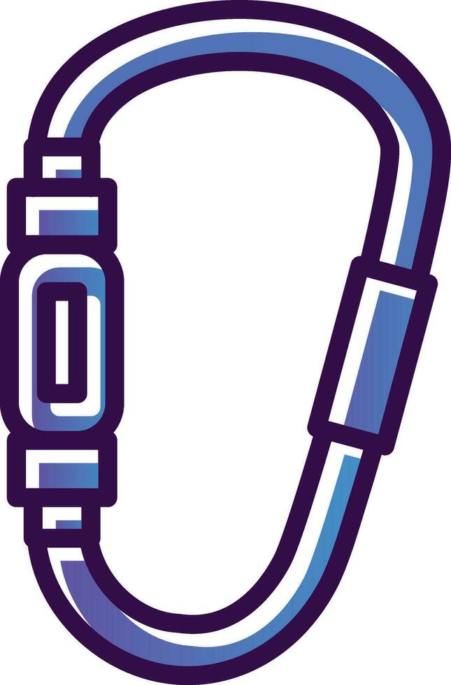 Carabiner Vector Icon Design