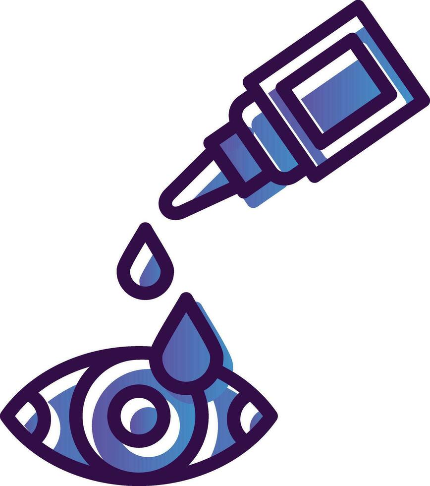 Eye drop Vector Icon Design