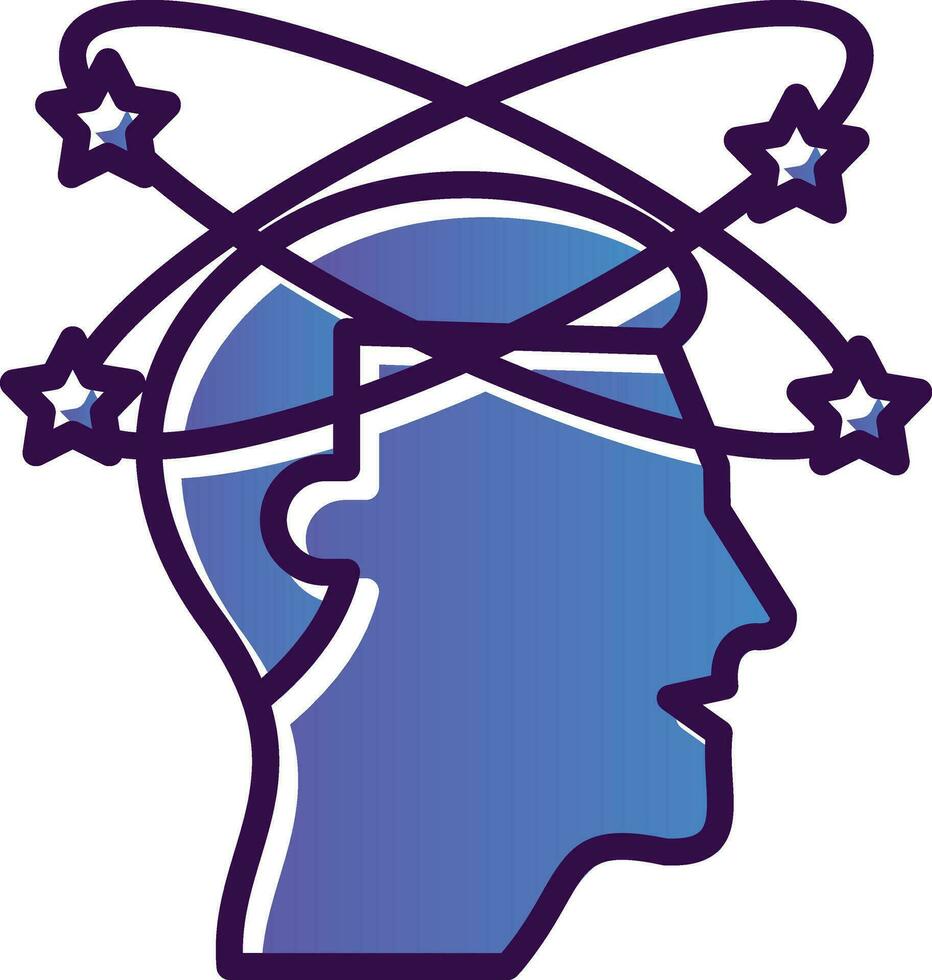 Dizziness Vector Icon Design