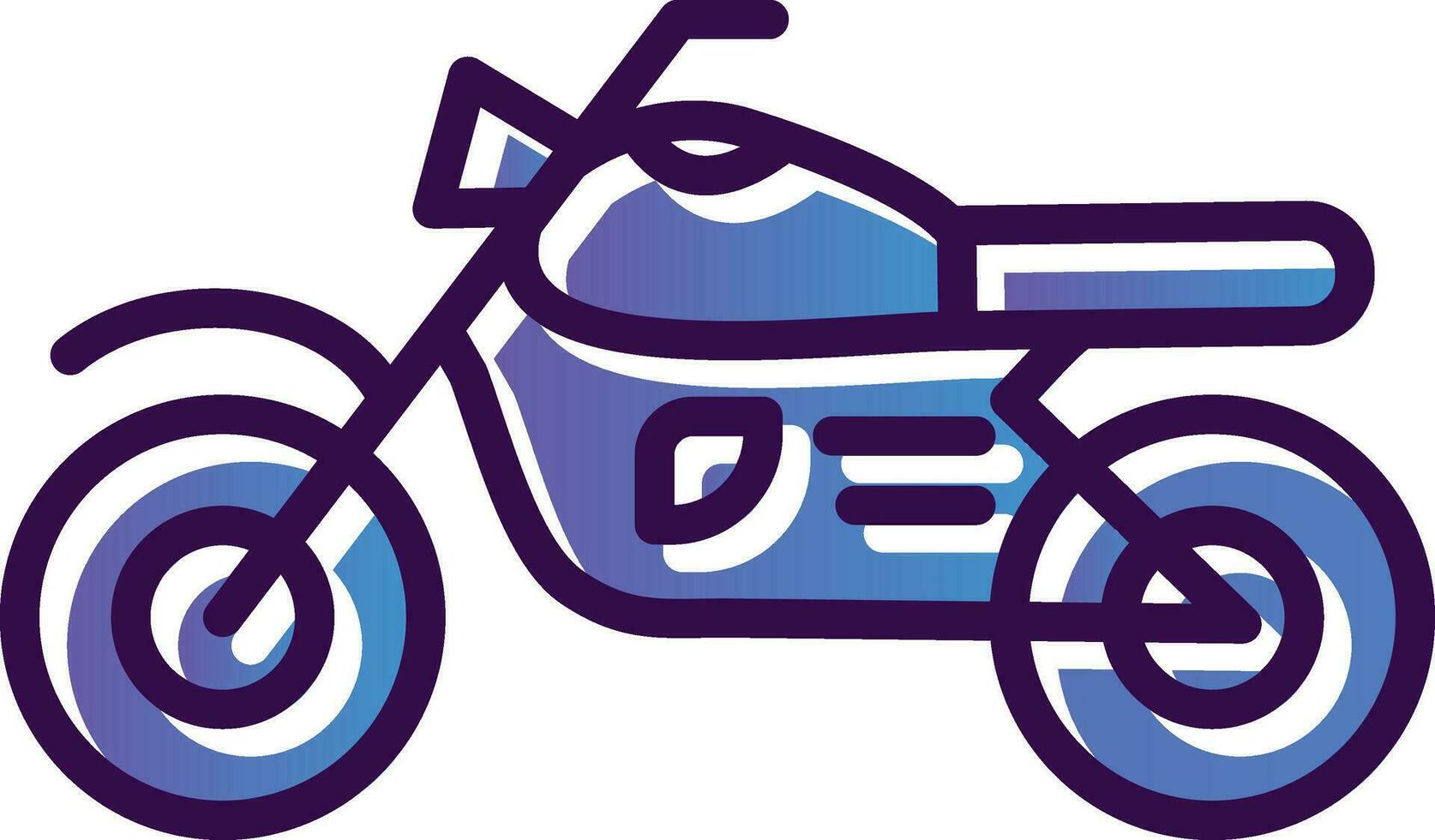 Motorbike Vector Icon Design