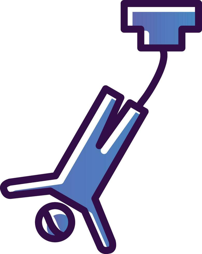 Bungee jumping Vector Icon Design