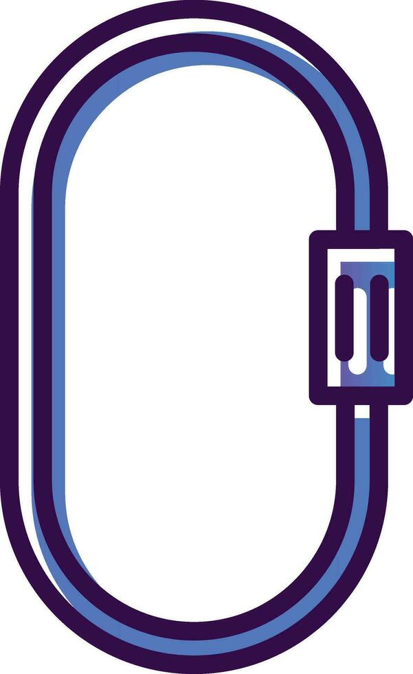 Carabiner Vector Icon Design