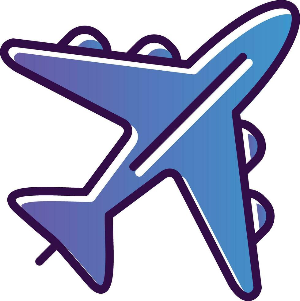 Airplane Vector Icon Design