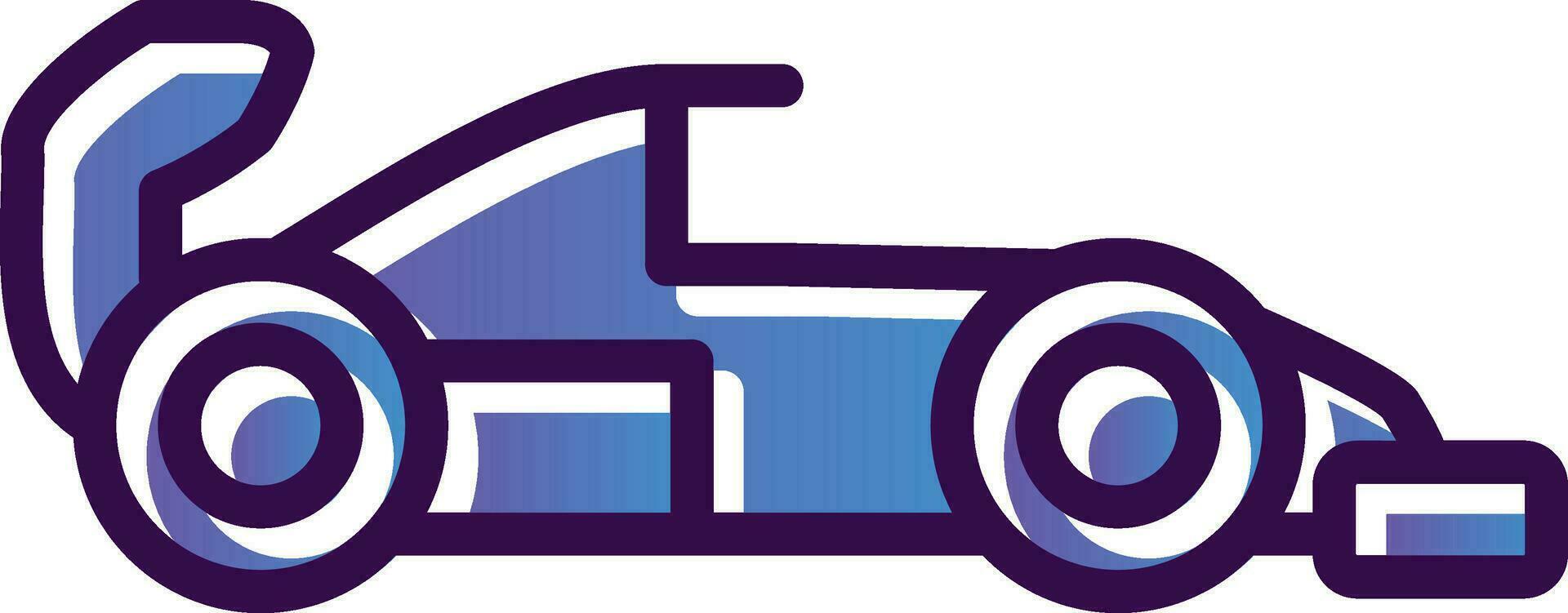 Racing car Vector Icon Design