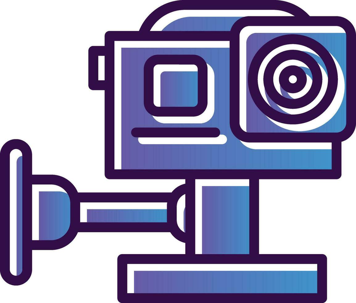 Action camera Vector Icon Design