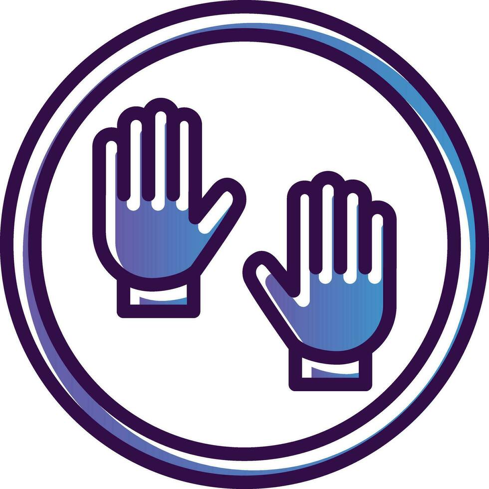 Gloves Vector Icon Design