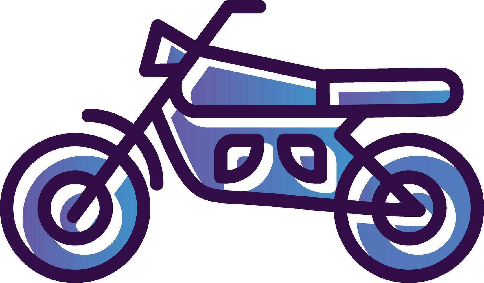 diseño de icono de vector de moto