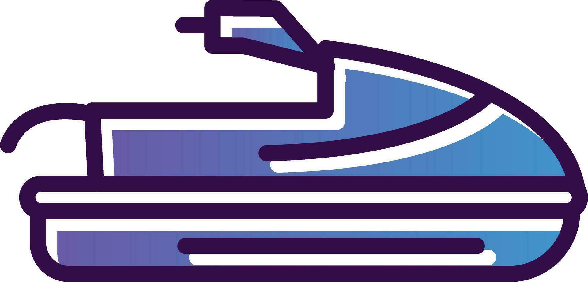 Jet ski Vector Icon Design