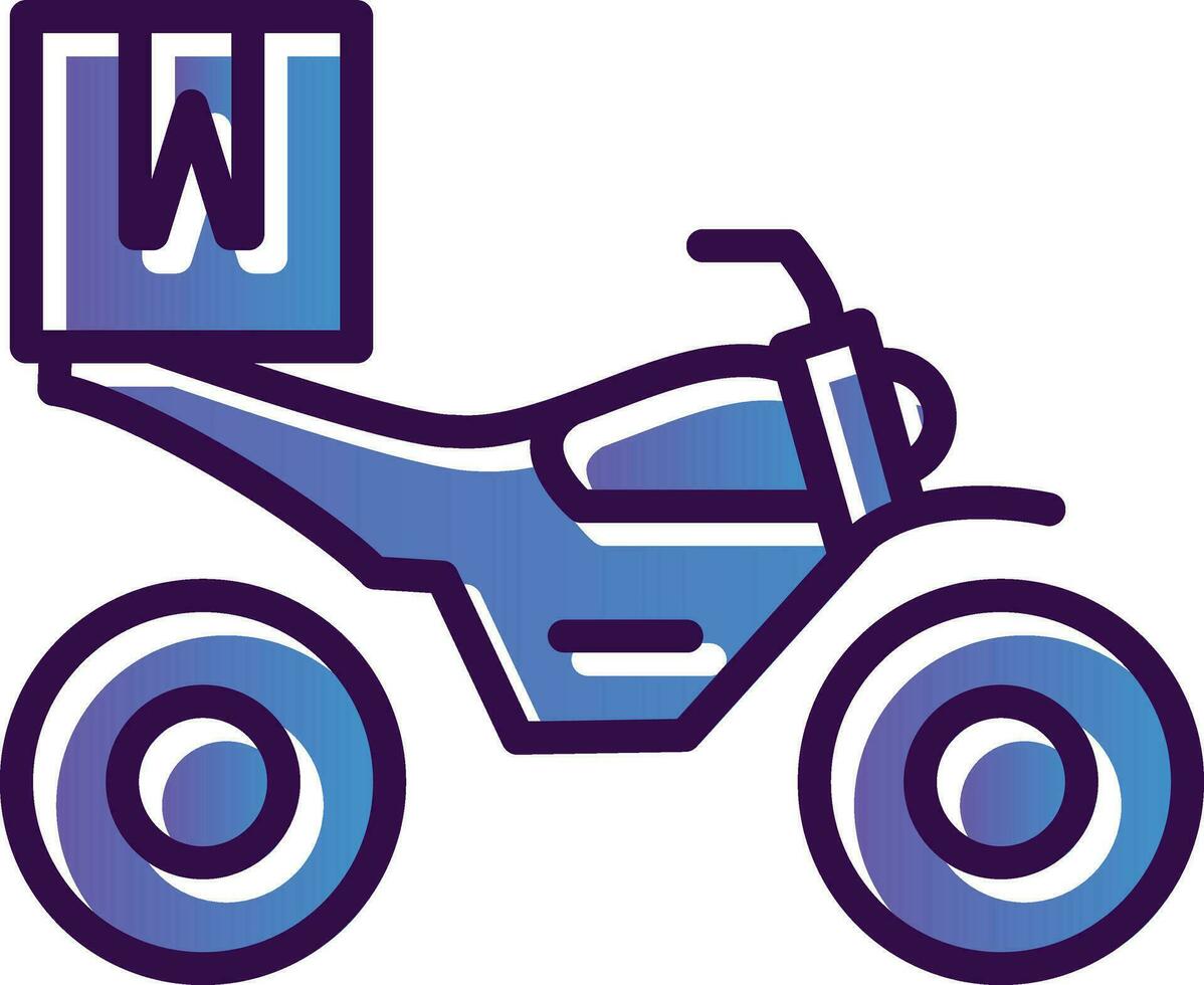 Motocross Vector Icon Design
