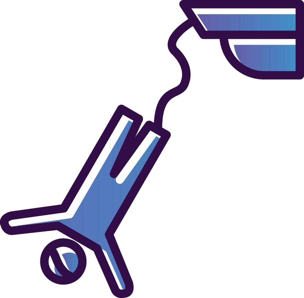 Bungee jumping Vector Icon Design