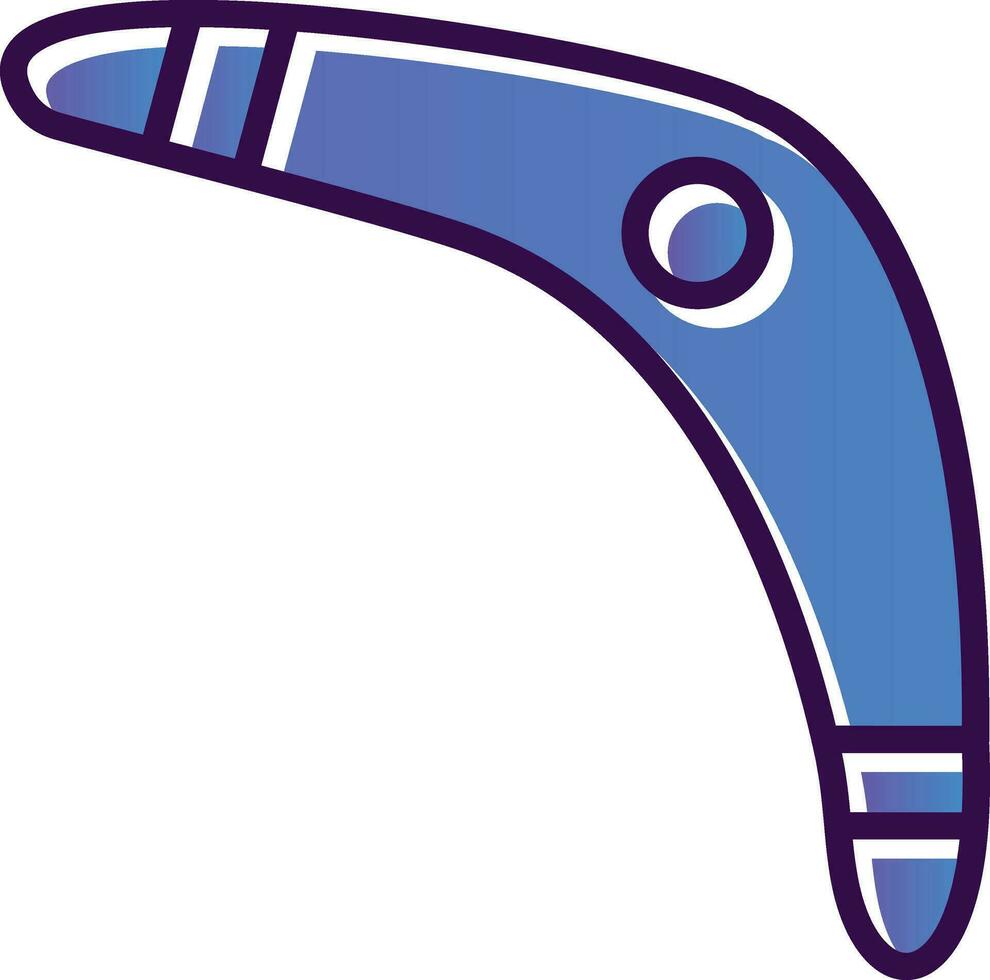 Boomerang Vector Icon Design