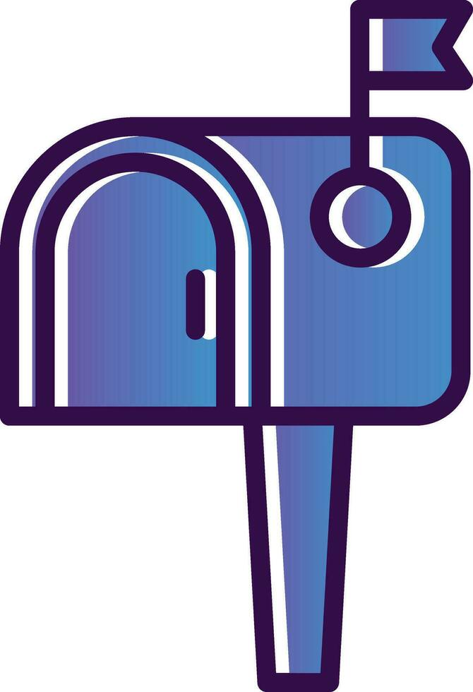 Mailbox Vector Icon Design