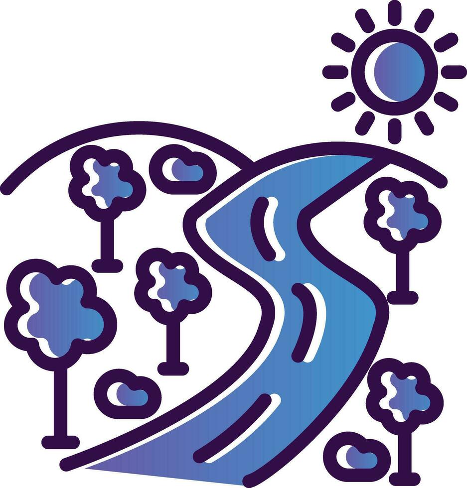 Forest Vector Icon Design