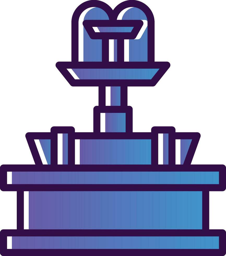 Fountain Vector Icon Design