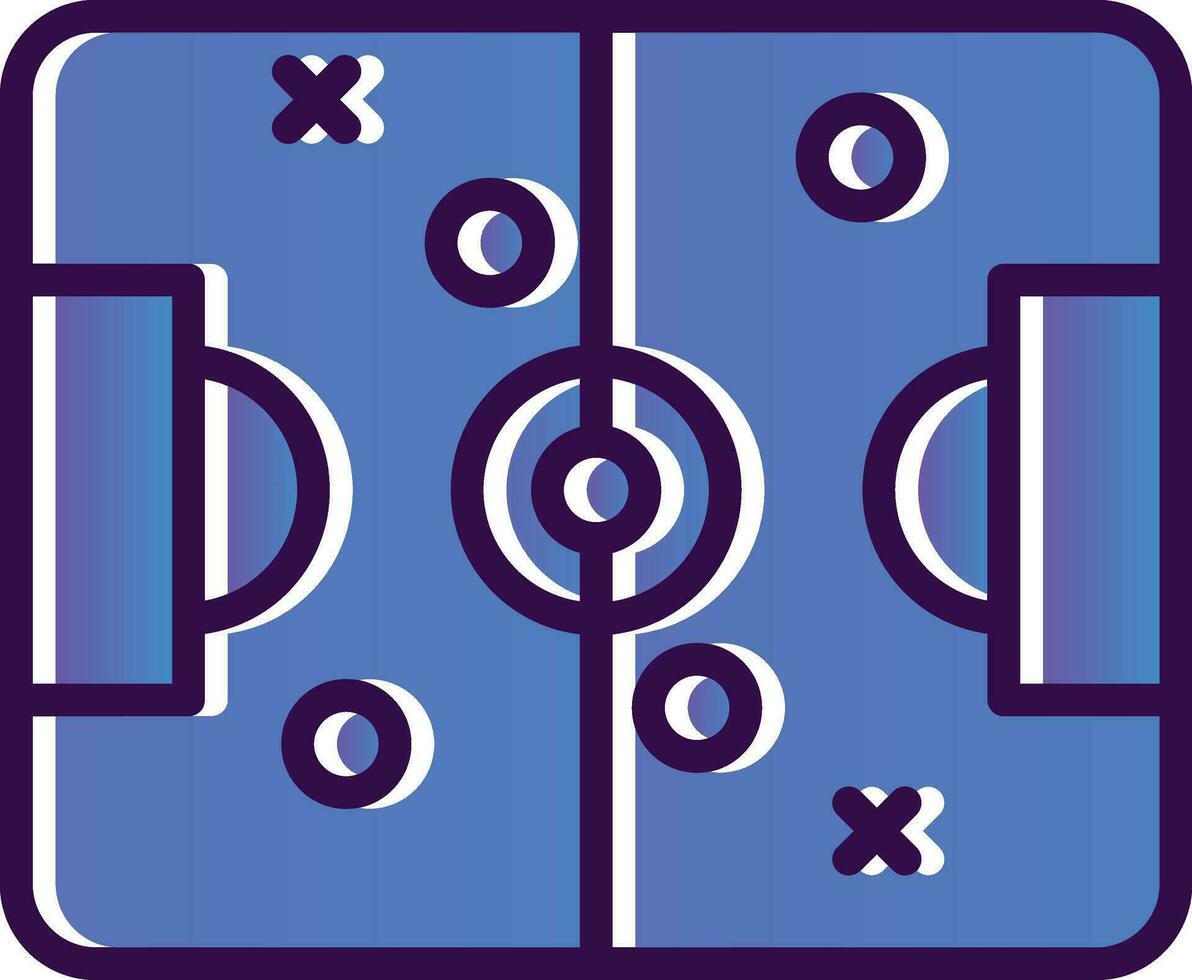 Football field Vector Icon Design