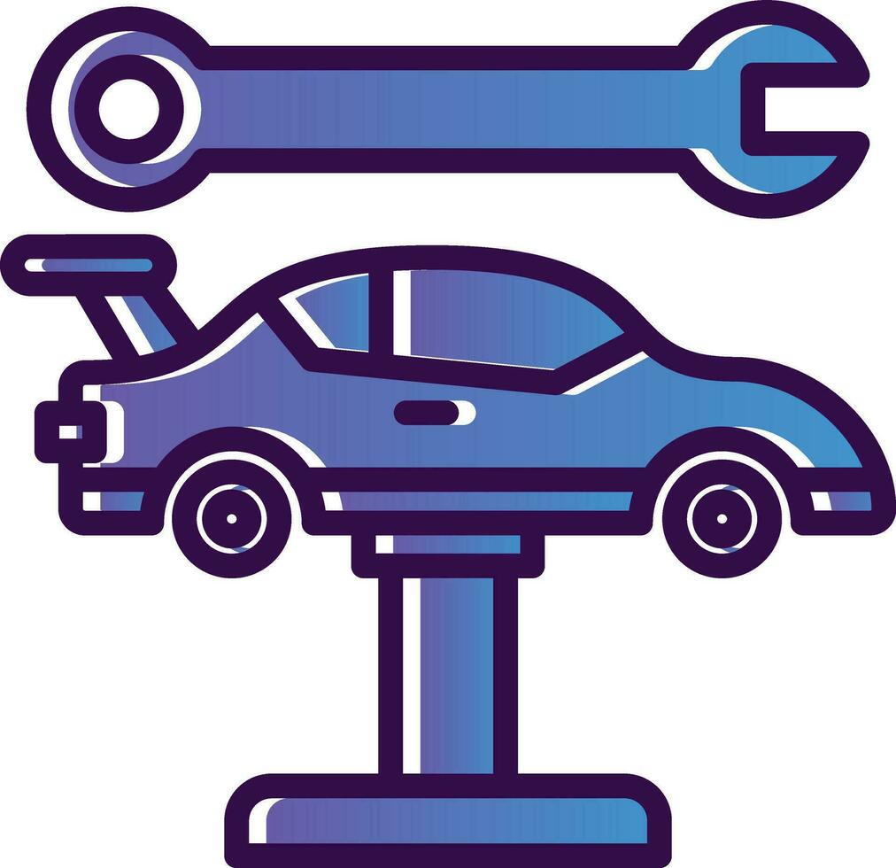 Car repair Vector Icon Design