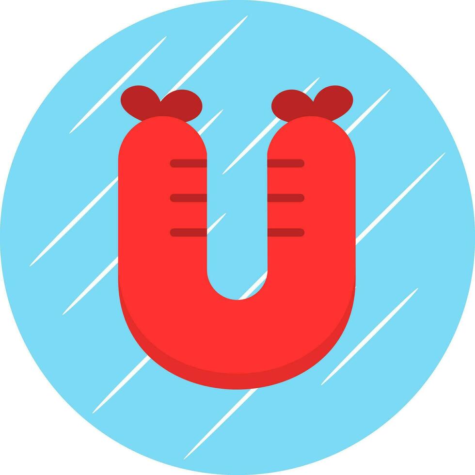 Rookworst Vector Icon Design