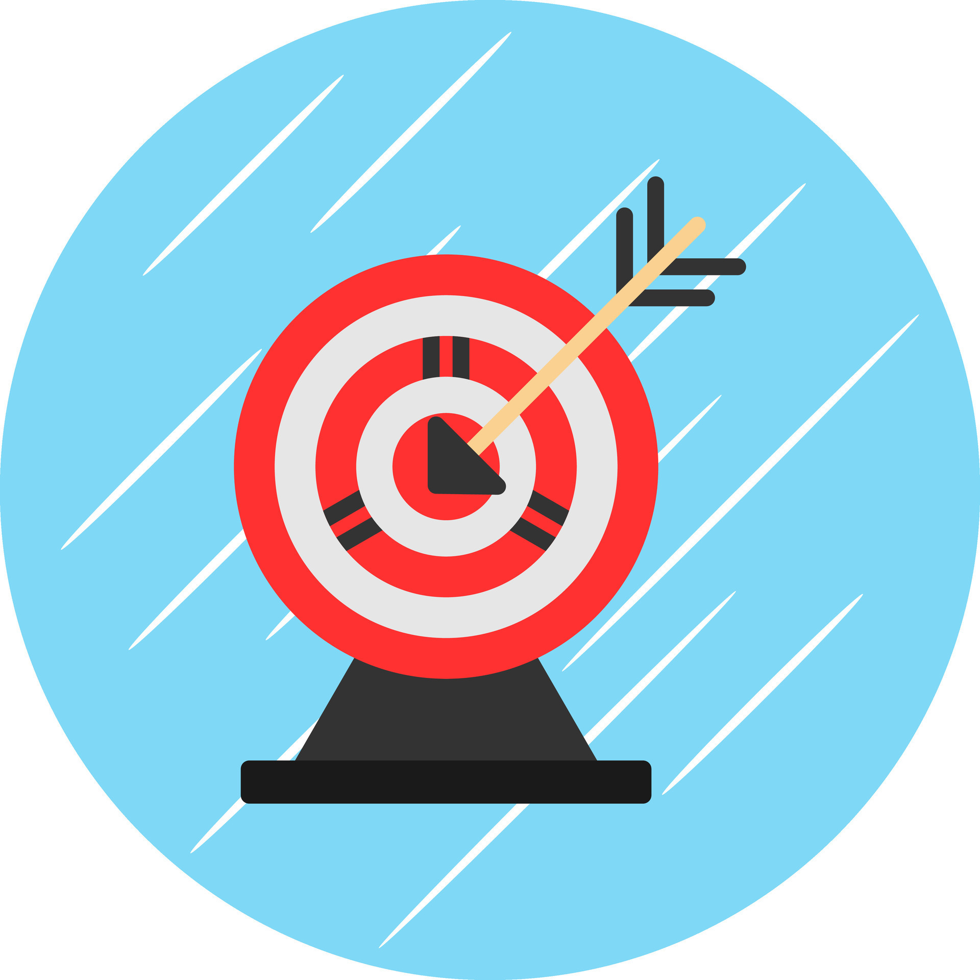 Goal Vector Icon Design 25598974 Vector Art at Vecteezy