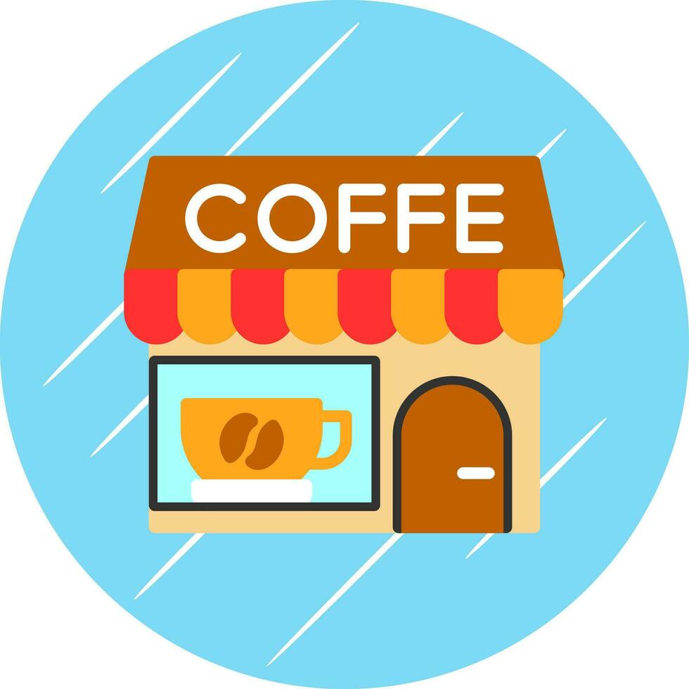 diseño de icono de vector de cafetería