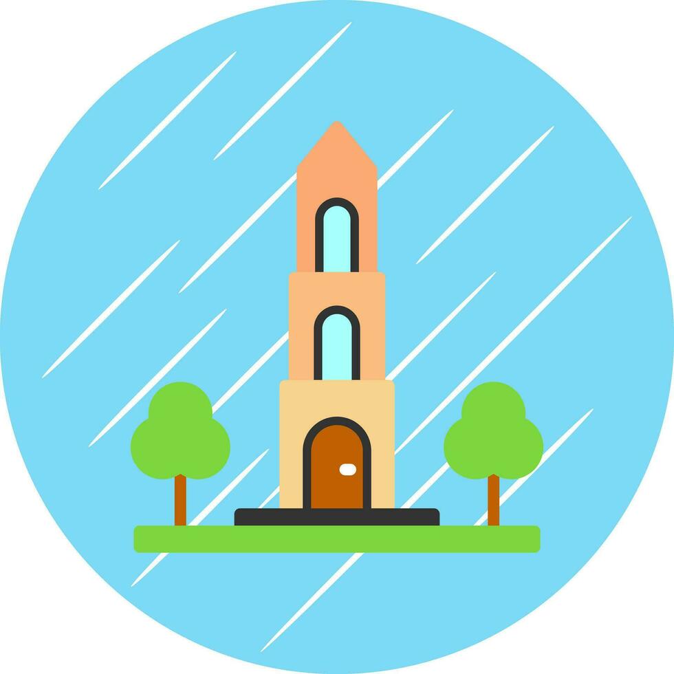 Dom tower Vector Icon Design