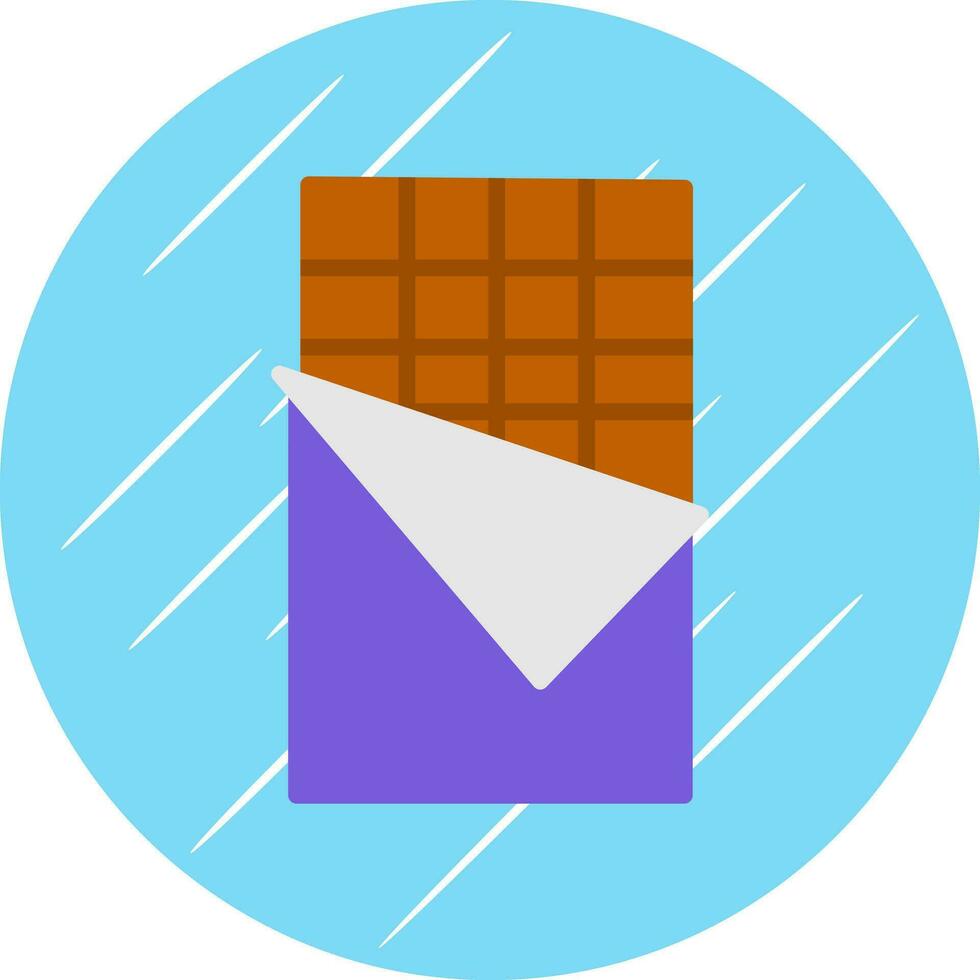 Chocolate bar Vector Icon Design