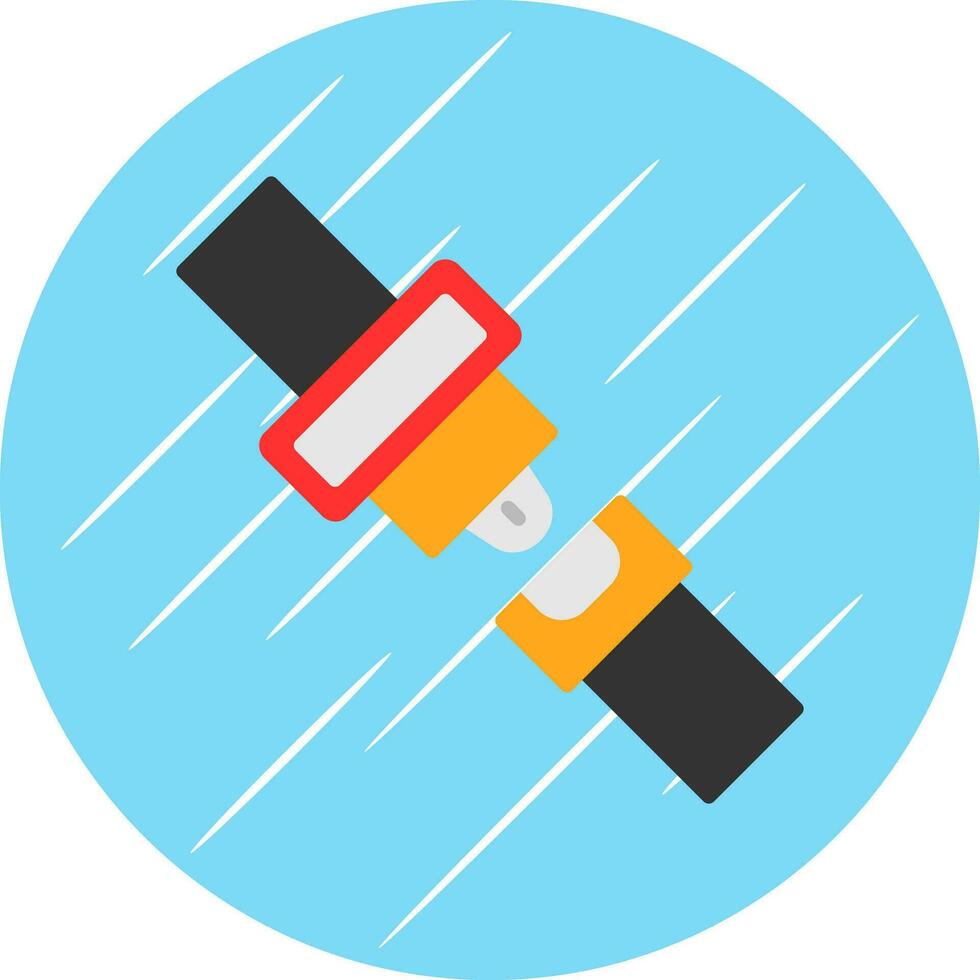 Seat belt Vector Icon Design