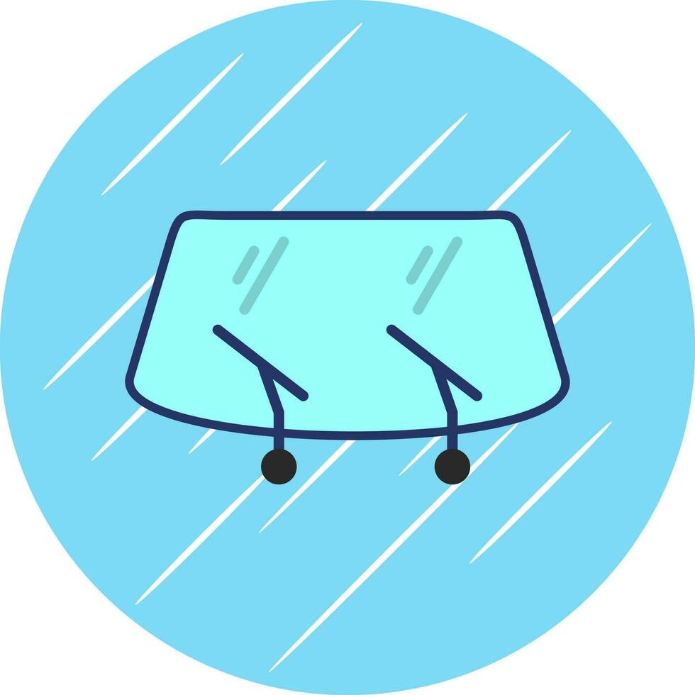 Windshield Vector Icon Design