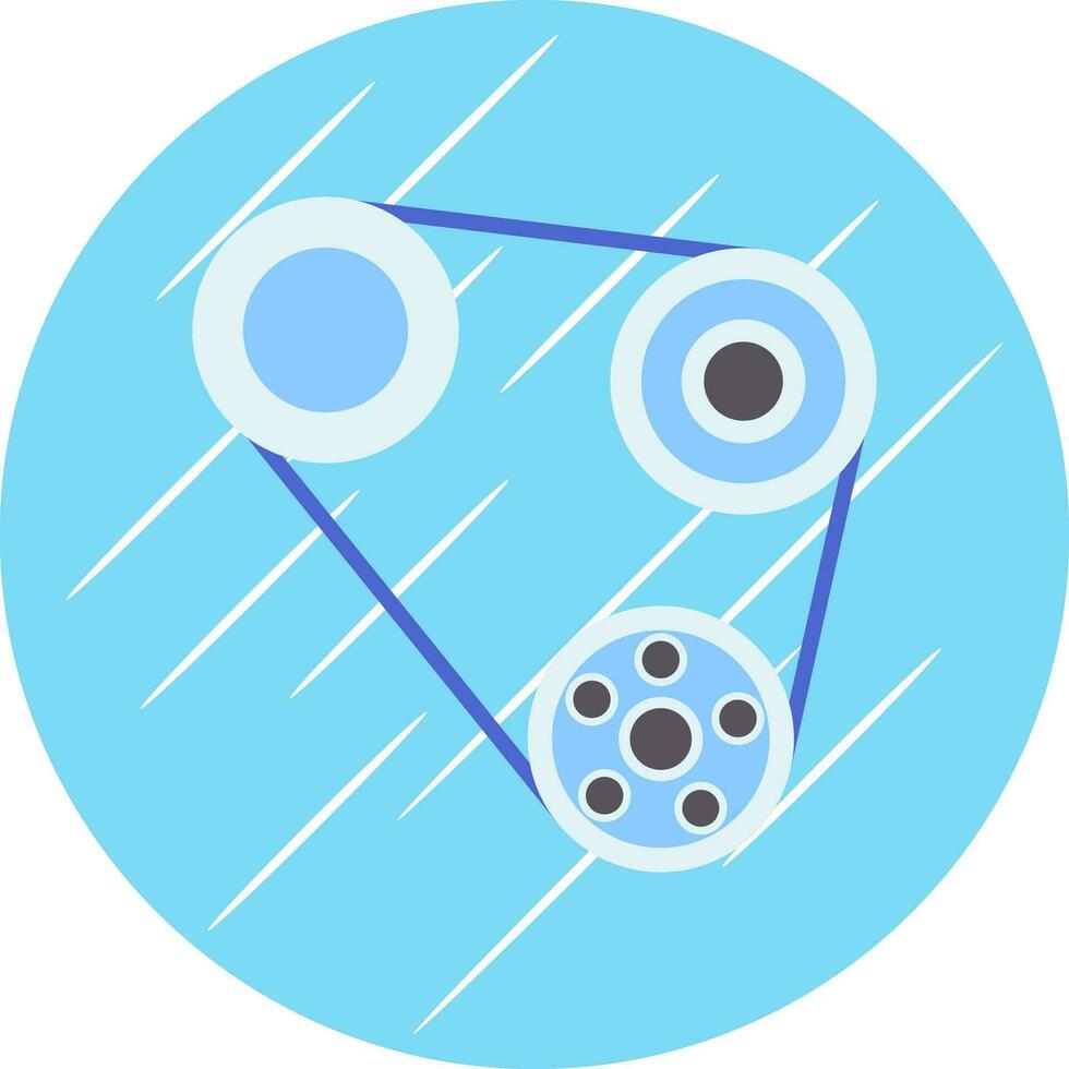 Timing belt Vector Icon Design