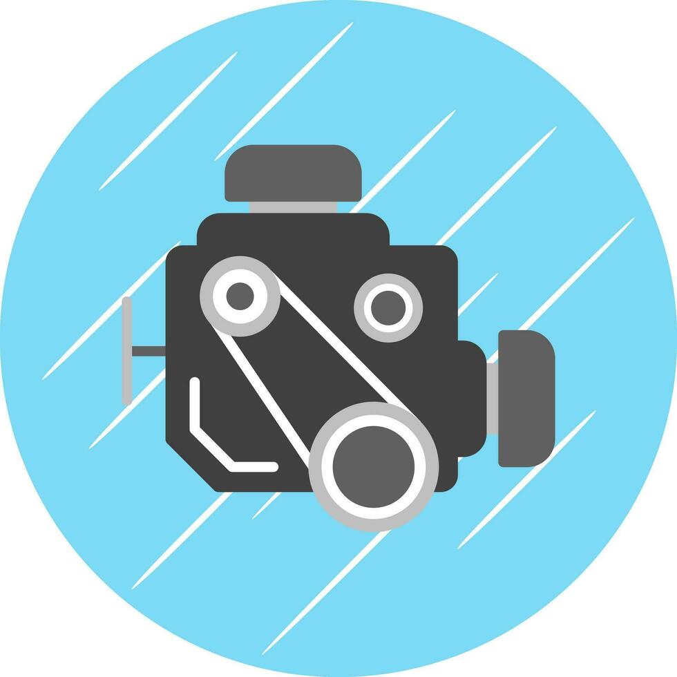 Car engine Vector Icon Design