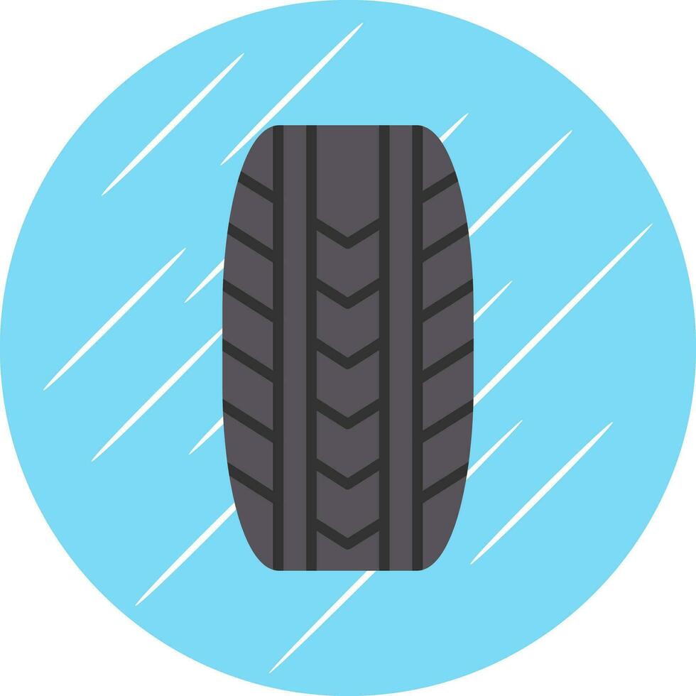 Tire Vector Icon Design