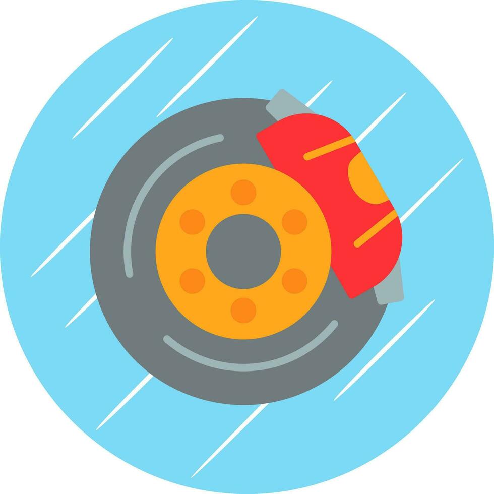 Brake disc Vector Icon Design