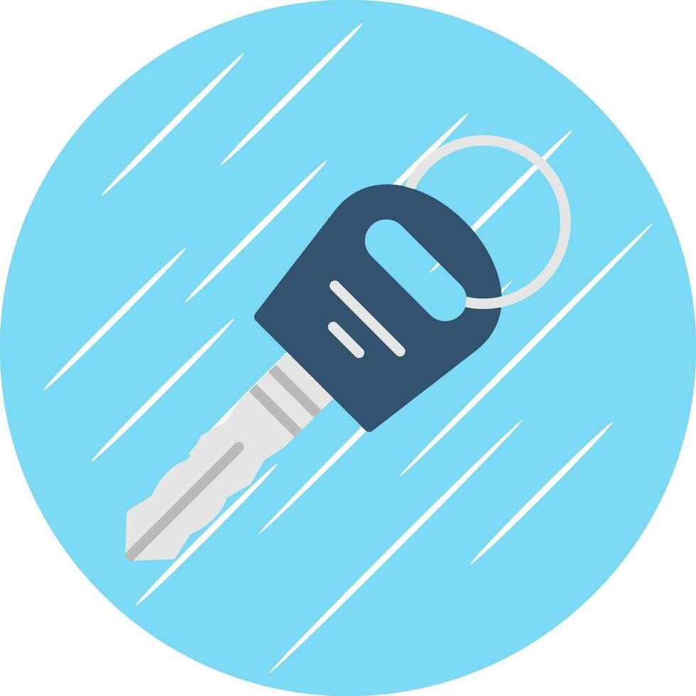 Car key Vector Icon Design