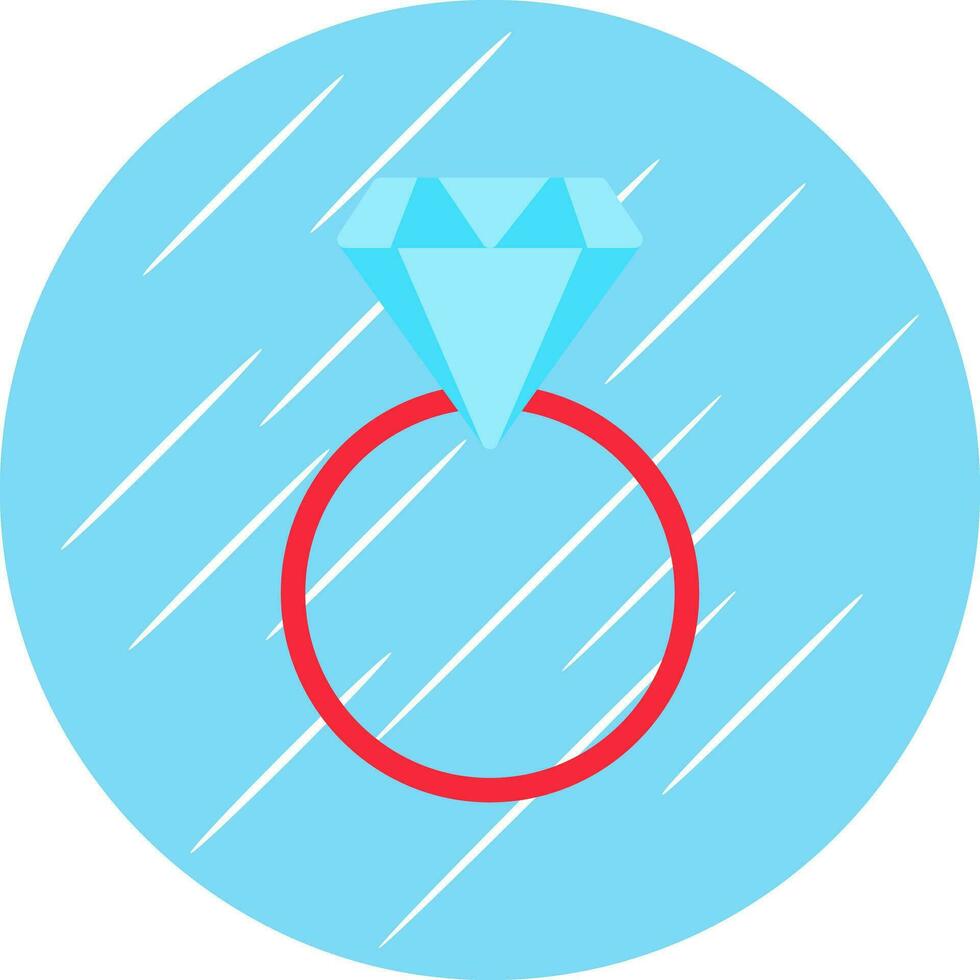 Diamond ring Vector Icon Design