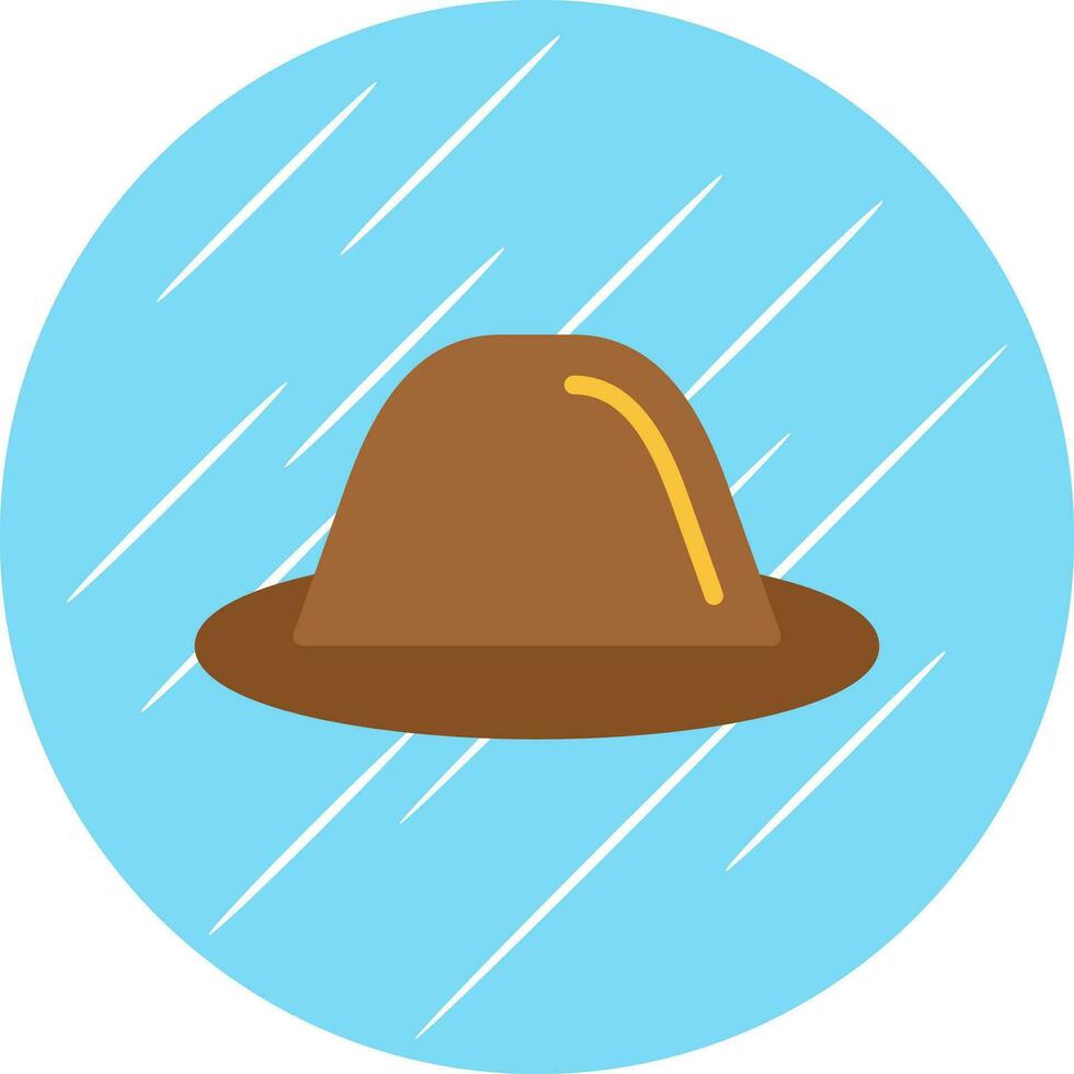 diseño de icono de vector de sombrero