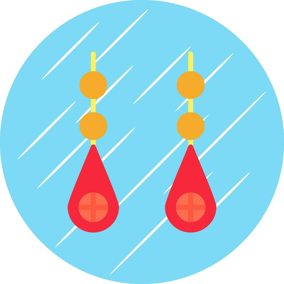 Earring Vector Icon Design