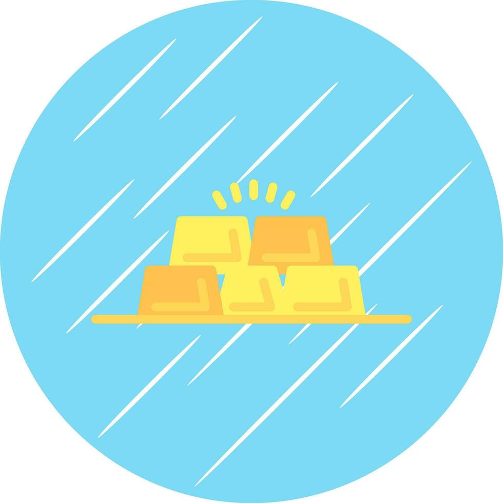 Gold bar Vector Icon Design