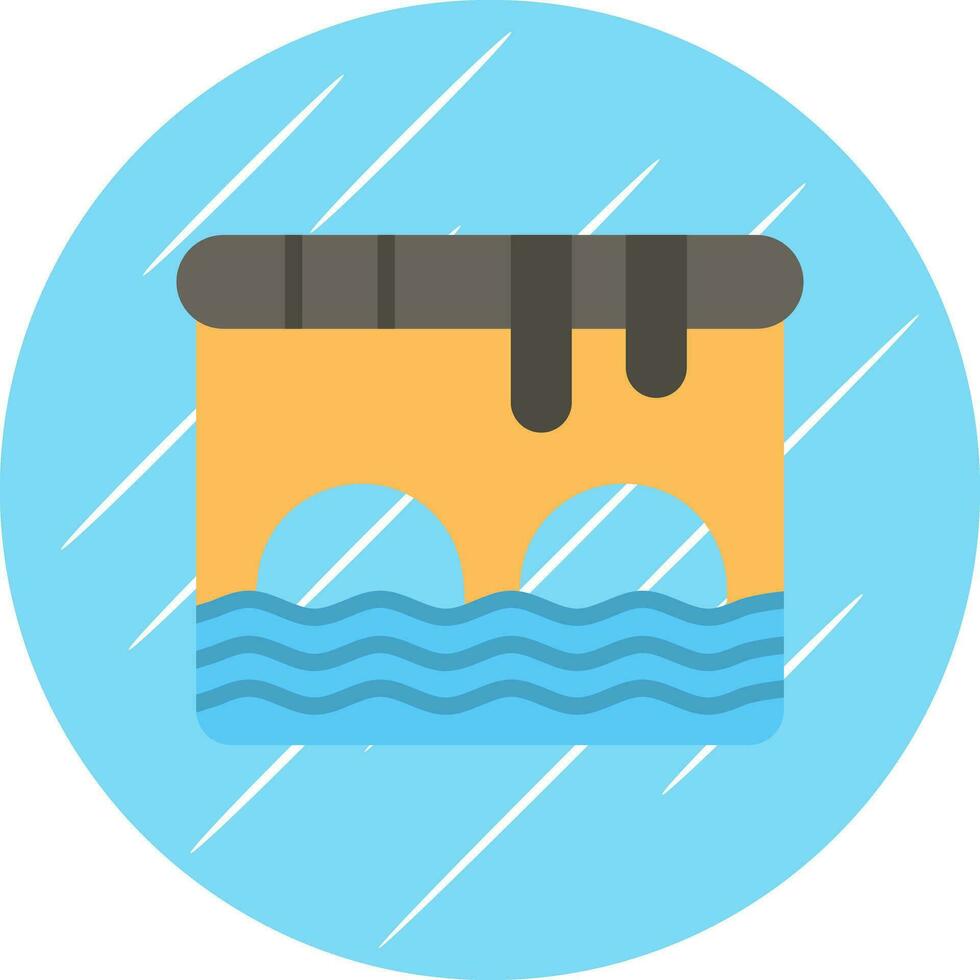 Canal Vector Icon Design